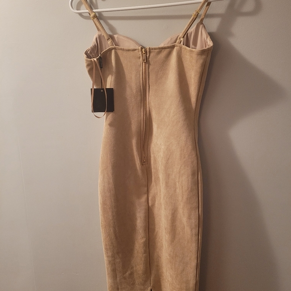 Jluxlabel suede pink mauve dress - Picture 3 of 3